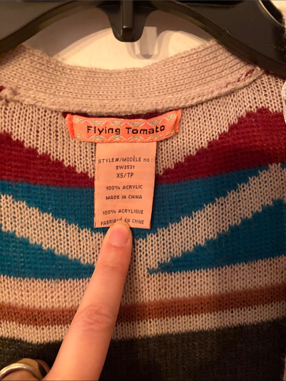 Flying Tomato Aztec Cardigan XS | Boho Southwestern Duster | Fall 🍂 - Picture 3 of 4